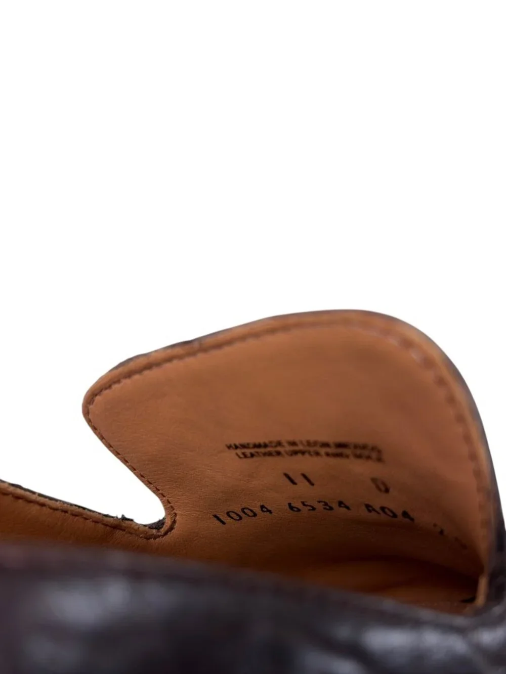 TECOVAS Monterrey Slip-On Loafers Mens Size 11D Hickory Brown Bison Leather